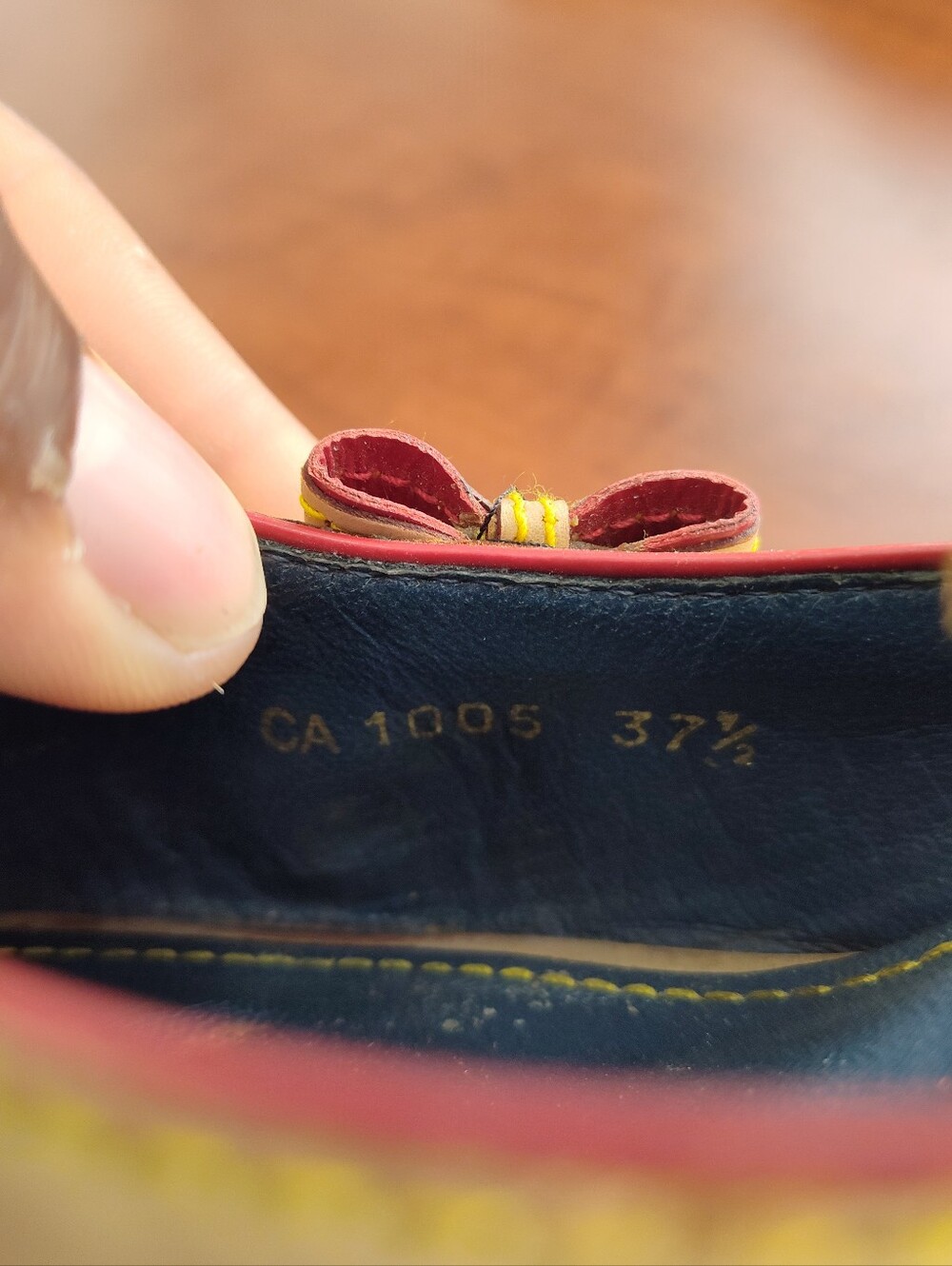 Louis Vuitton Blue Beige Monogram Denim & Leather Espadrille Ankle Strap Wedge 7 - Picture 6 of 6